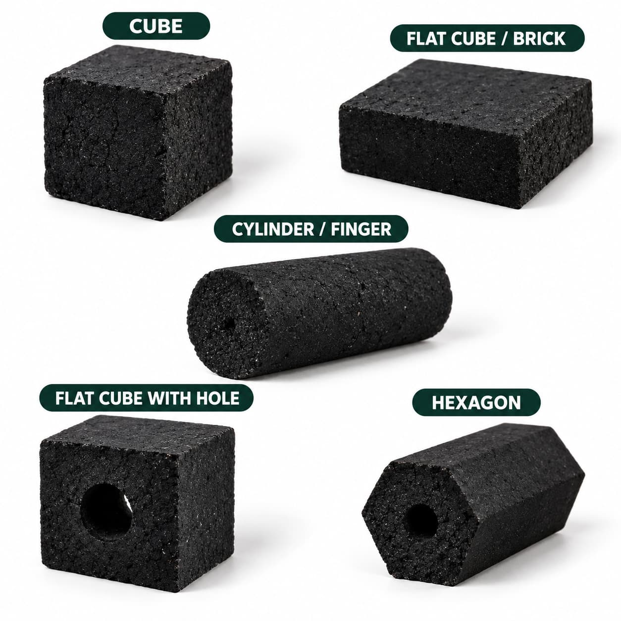 Hexagonal BBQ Charcoal Briquettes image 3