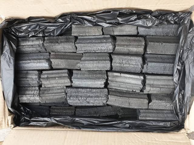 Hexagonal Sawdust Charcoal Briquettes image 2